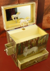 Enchantmints Spieluhr mit Einhorn B1202 - "GR 4 Unicorn" mit 4 Schubladen
