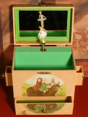 Enchantmints Spieluhr mit Schubladen GR 4 B7003Ball - Schneeweichen und Rosenrot GR 4 mit Ballerina