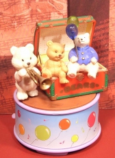 ENESCO Spieluhr "Trunk O`Teddies"