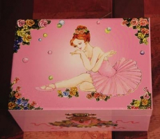 Trousselier Spieluhr Kompakt S50113 - "Ballerina rosa sitzend"
