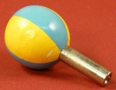 Ersatz-Schlssel blau-gelb 40 mm