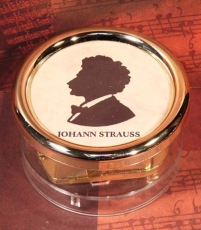 Briefbeschwerer Spieluhr 18 Ton Strauss