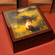 BHME Spieluhr Holzschatulle KL 892104 - Blumenwiese