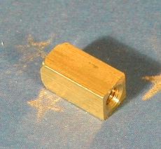 Messing-Quader fr Achsverlngerung