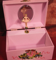 Trousselier Spieluhr Kompakt S50113 - Ballerina rosa sitzend