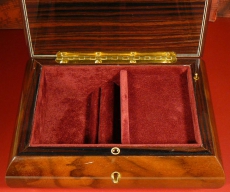 GIGLIO Spieluhr 148618 - Holzschatulle Blumen-Intarsien BR